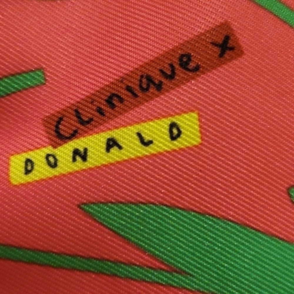 Clinique x Donald Cosmetic Bag NWOT